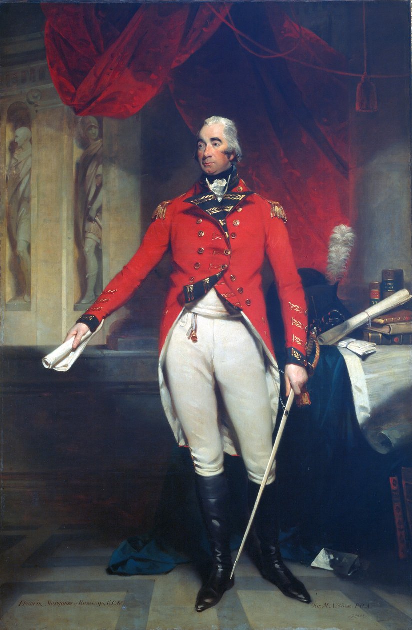 Francis Rawdon Hastings (1754-1862) 2. jarl af Moira, ca. 1804 af Martin Archer Shee