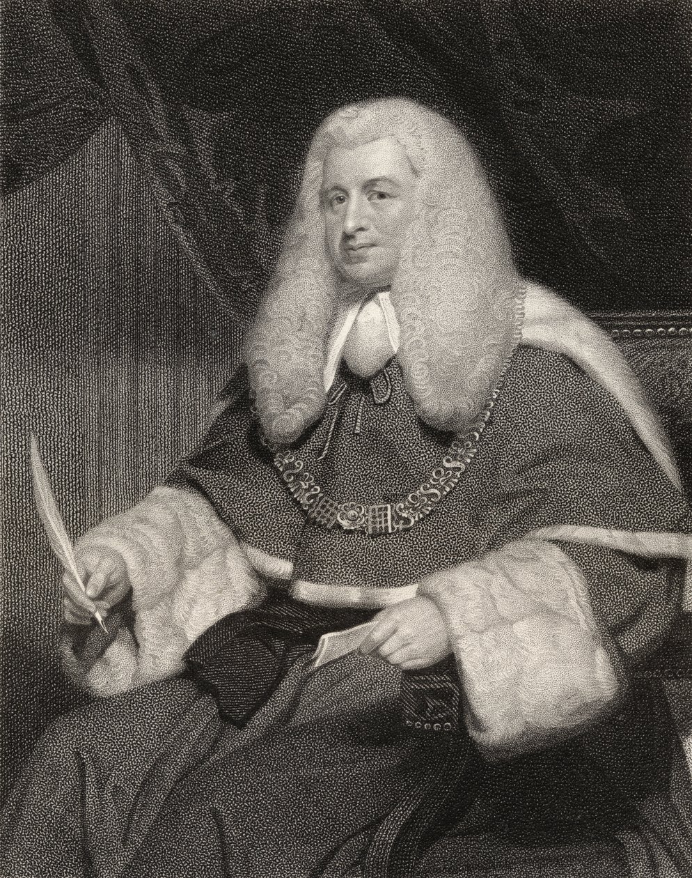 Lord Lloyd Kenyon, graveret af William Holl (1807-71) fra 