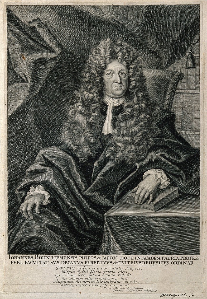 Johannes Bohn. Streggravur af M. Bernigeroth. af Martin Bernigeroth