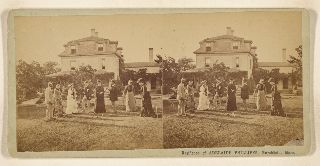 Bopæl hos Adelaide Phillipps, Marshfield, Massachusetts. af Martin Chandler