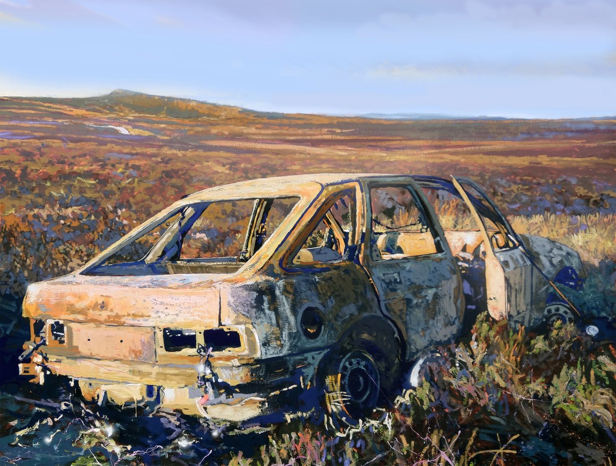 Passerer vadestedet af Martin Decent