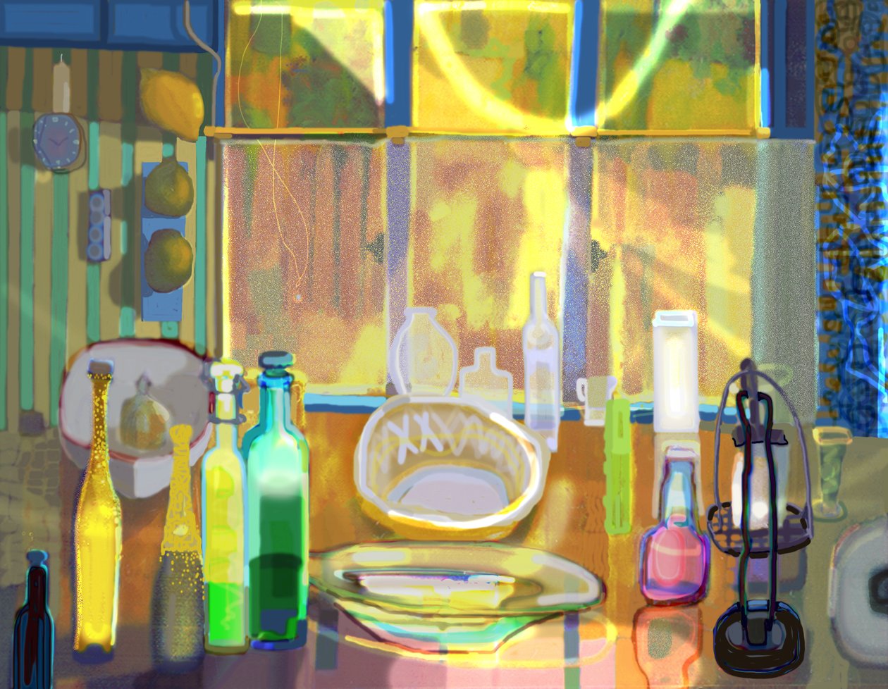 Refleksioner over stilleben af Martin Decent