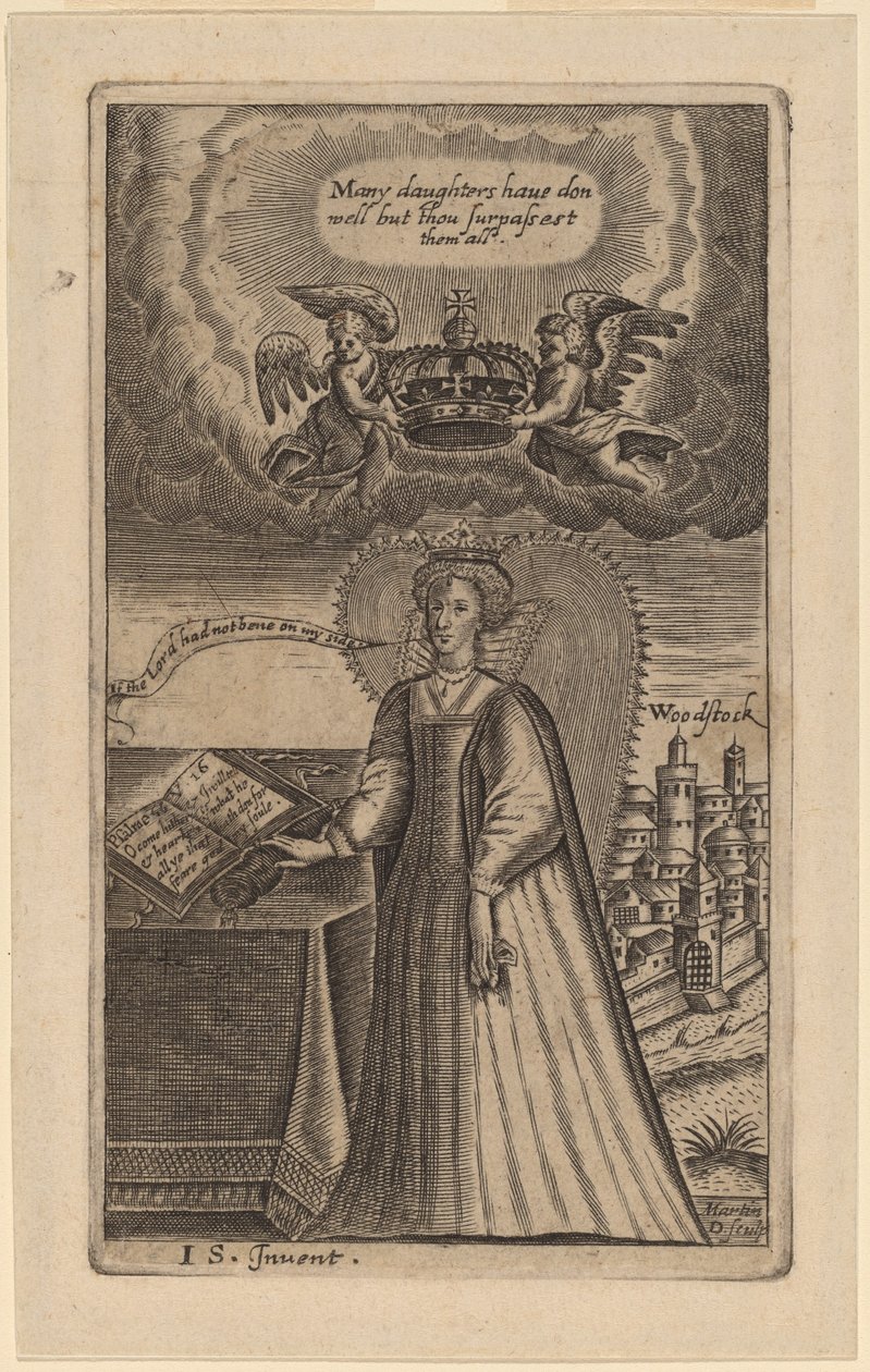 Dronning Elizabeth af Martin Droeshout