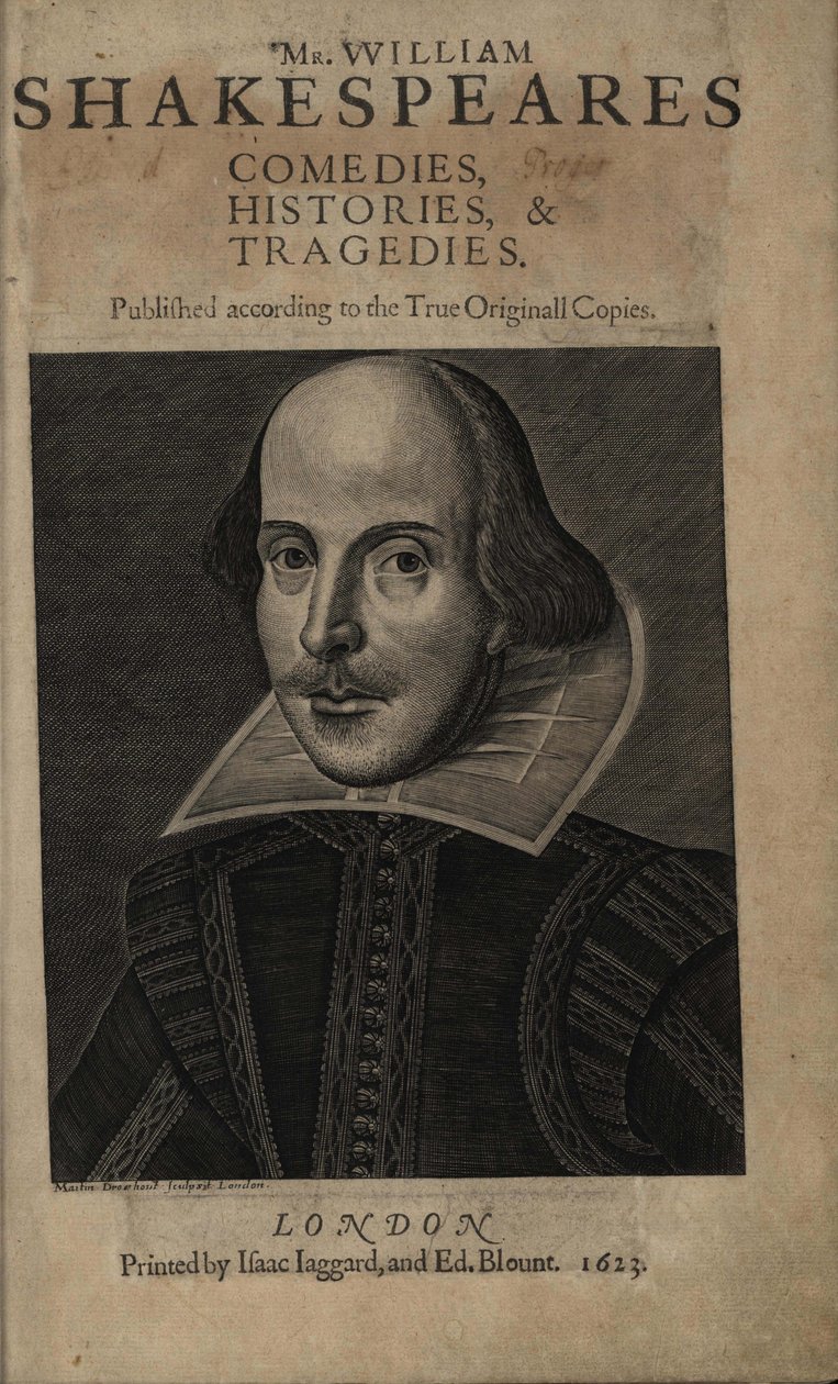 Titelblad til First Shakespeare