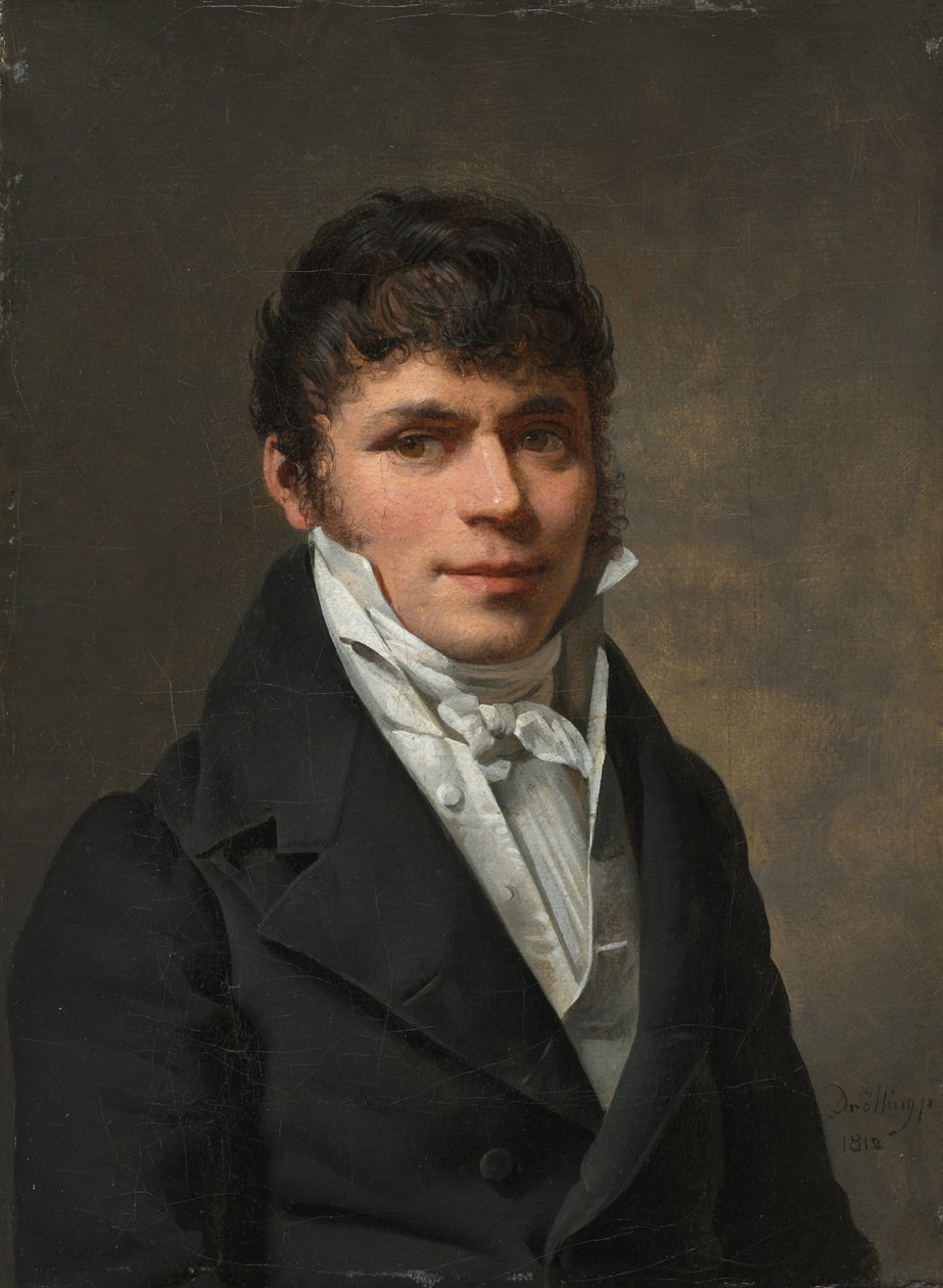 Nicolas Louis Faret and Madame Nicolas Louis Faret, 1812. af Martin Drölling