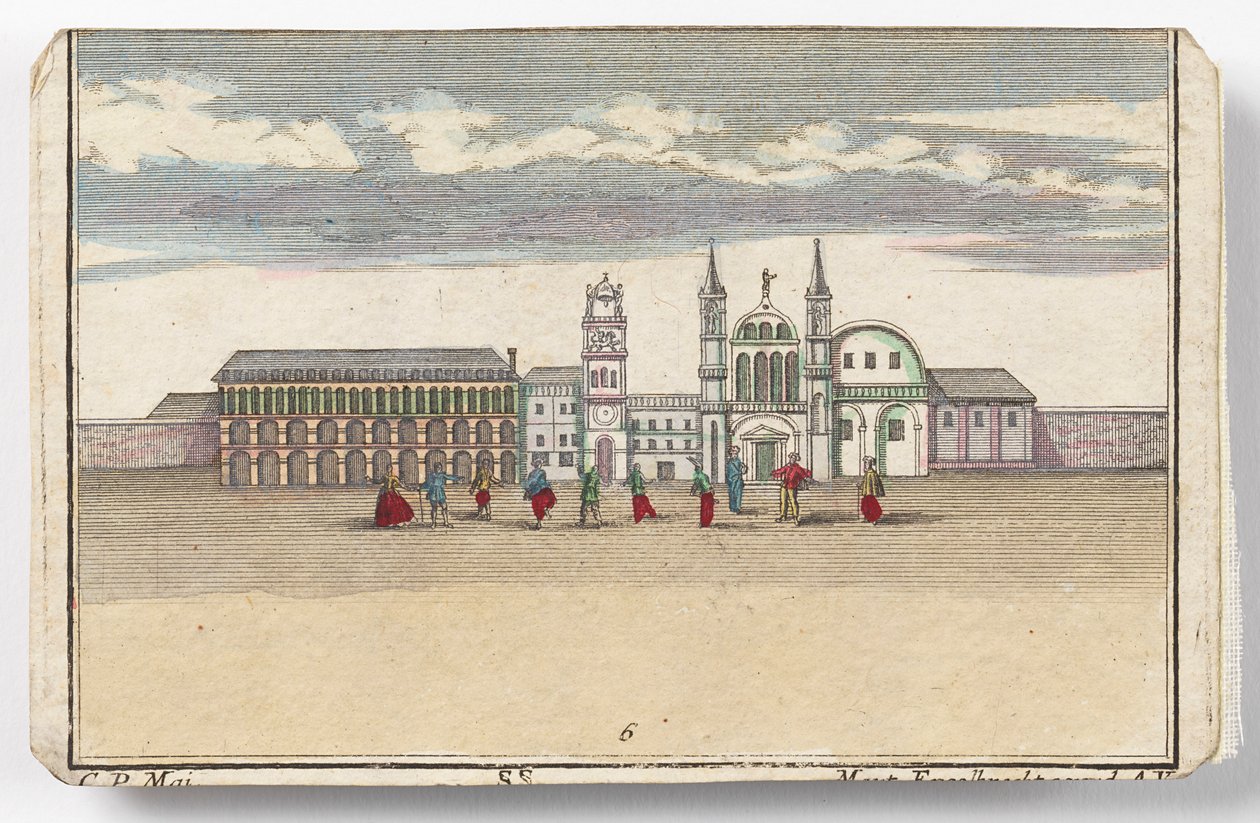 Karnevalet i Venedig (Peep-show) af Martin Engelbrecht