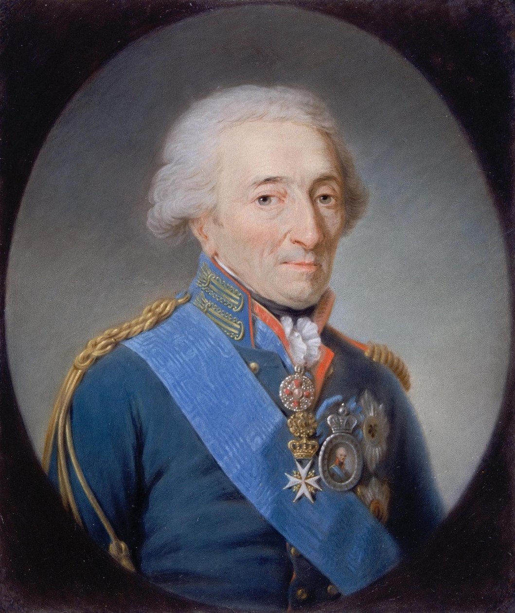 Portræt af prins Nikolai Ivanovich Saltykov 1736-1816, 1807 af Martin Ferdinand Quadal