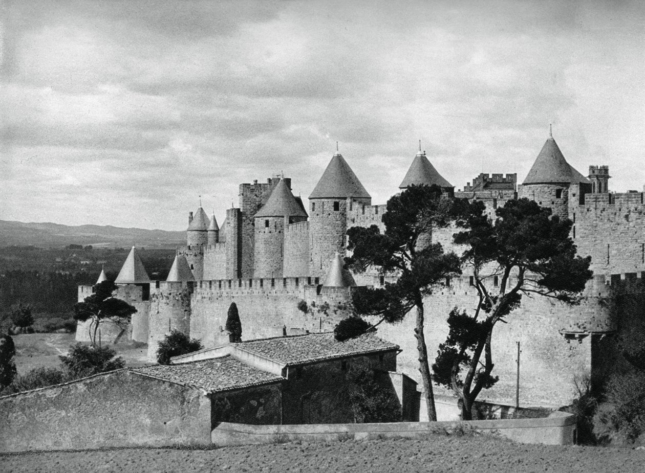 Carcassonne, Frankrig, 1937 af Martin Hurlimann