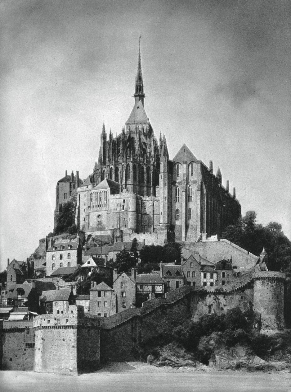 Mont Saint-Michel, Normandiet, Frankrig, 1937. af Martin Hurlimann