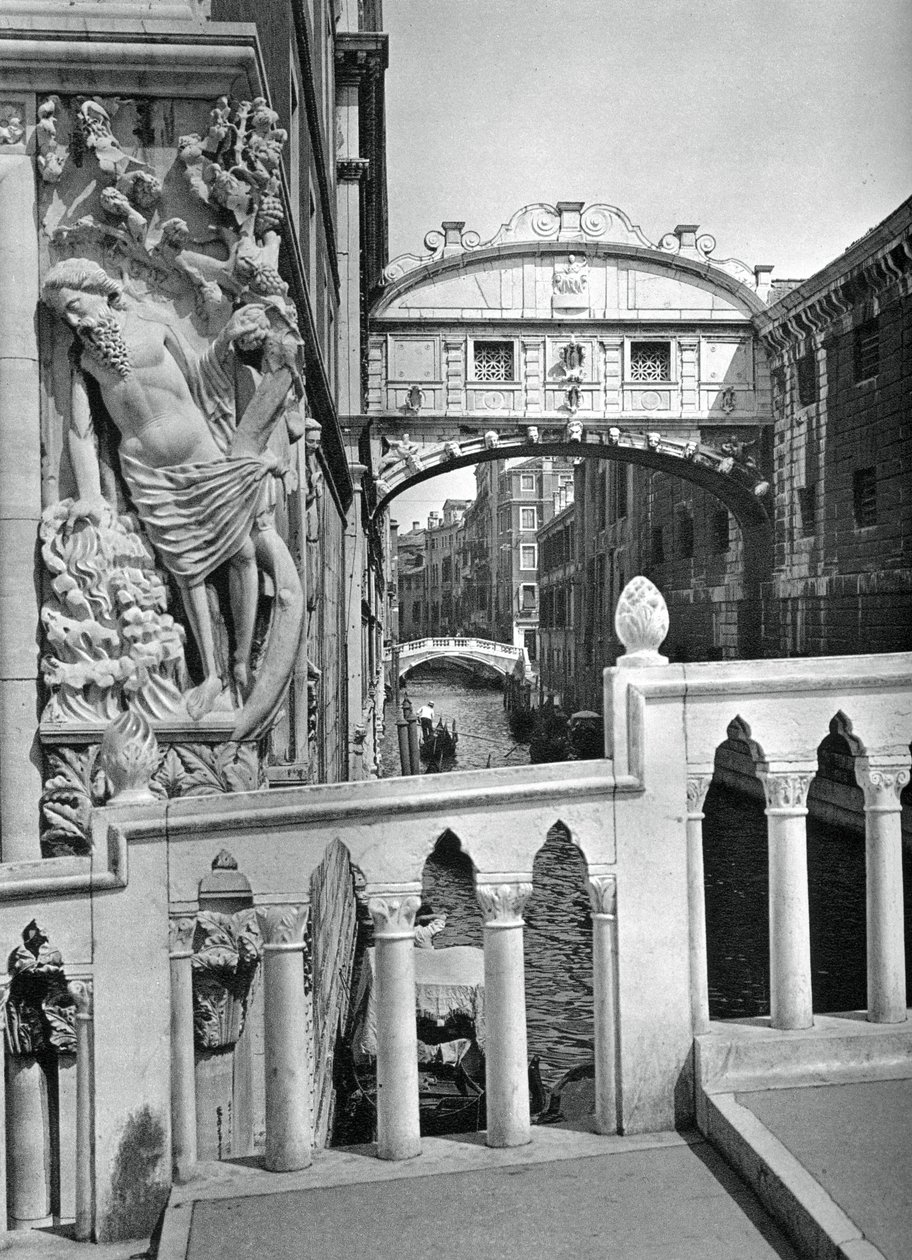Sukkenes Bro og Dogespaladset, Venedig, 1937 af Martin Hurlimann