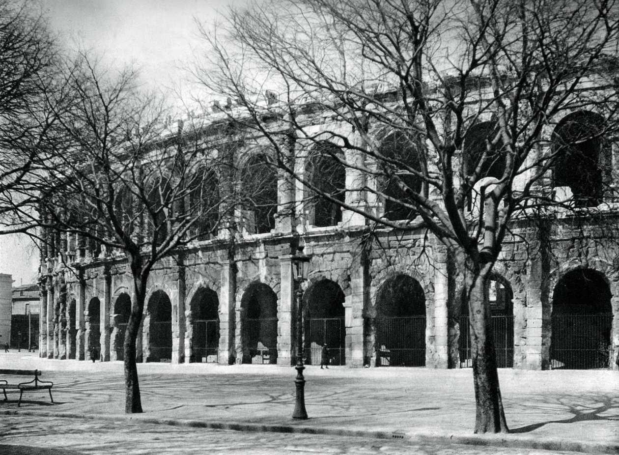 The Roman Arena, Nimes, Provence, Frankrig, 1937 af Martin Hurlimann