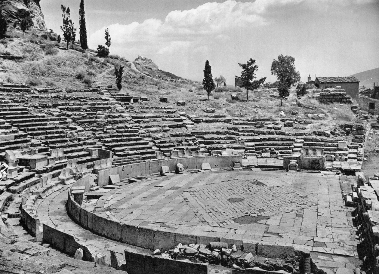 Dionysos Teater, Athen, 1937 af Martin Hurlimann