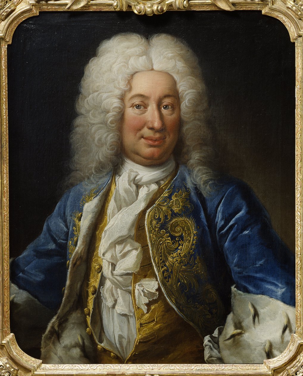 Le roi Frederic I de Suede - Portræt af kong Frederik I af Sverige (1676-1751), af Mijtens (Meytens), Martin van, den yngre (1695-1770). Olie på lærred af Martin II Mytens or Meytens