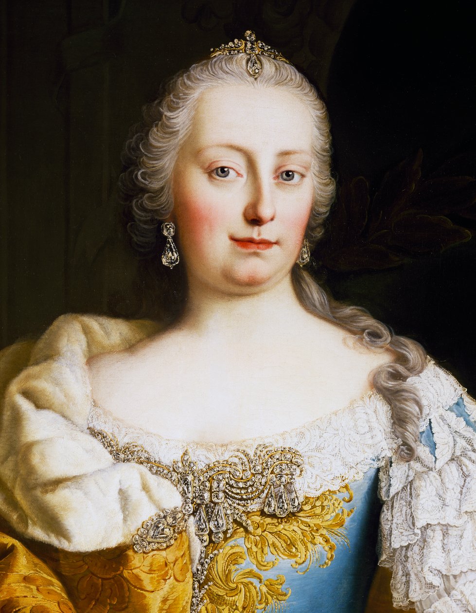 Portræt af kejserinde Maria Theresia af Østrig (Wien af Martin II Mytens or Meytens