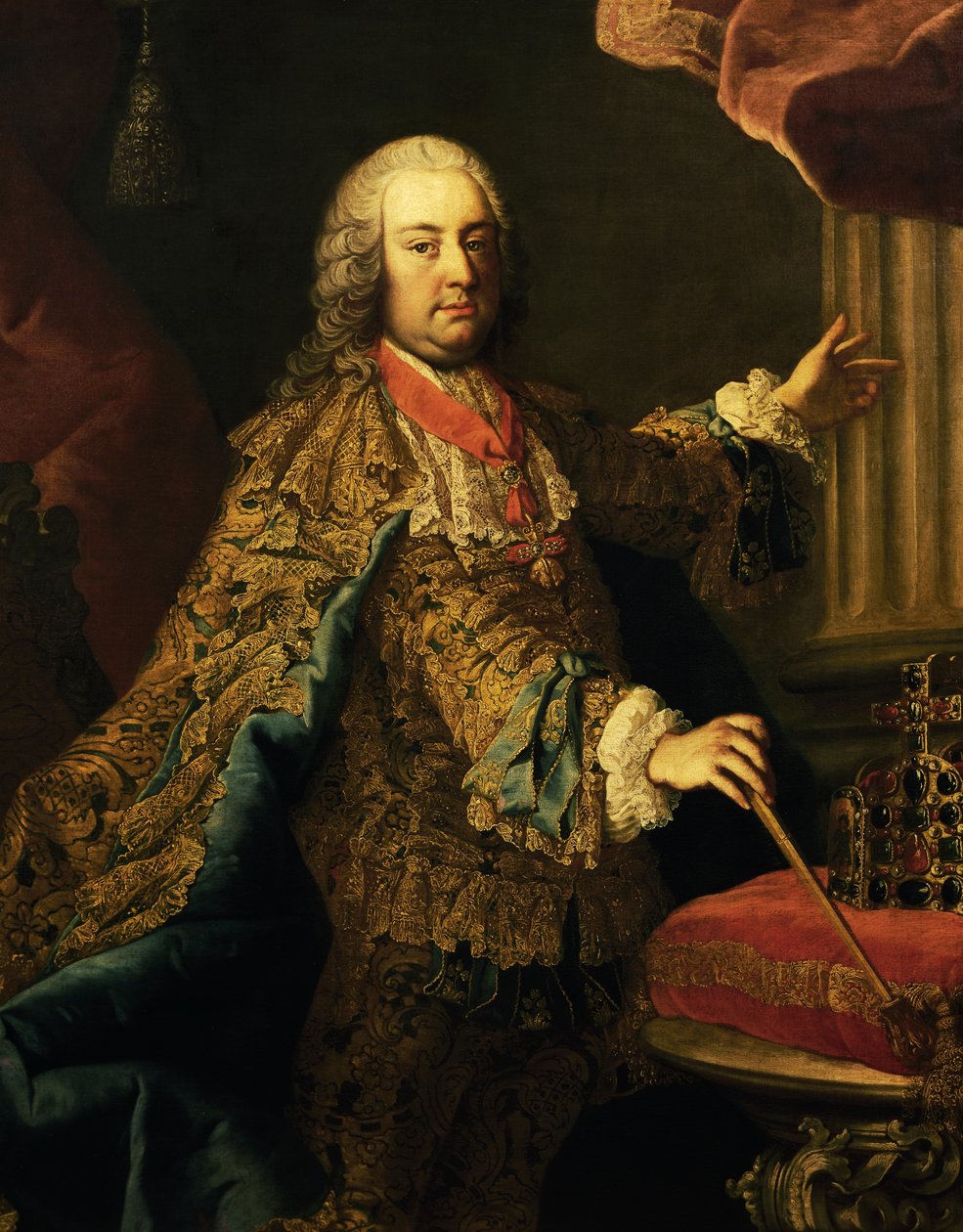 Portræt af Frans I, den hellige romerske kejser (Nancy af Martin II Mytens or Meytens