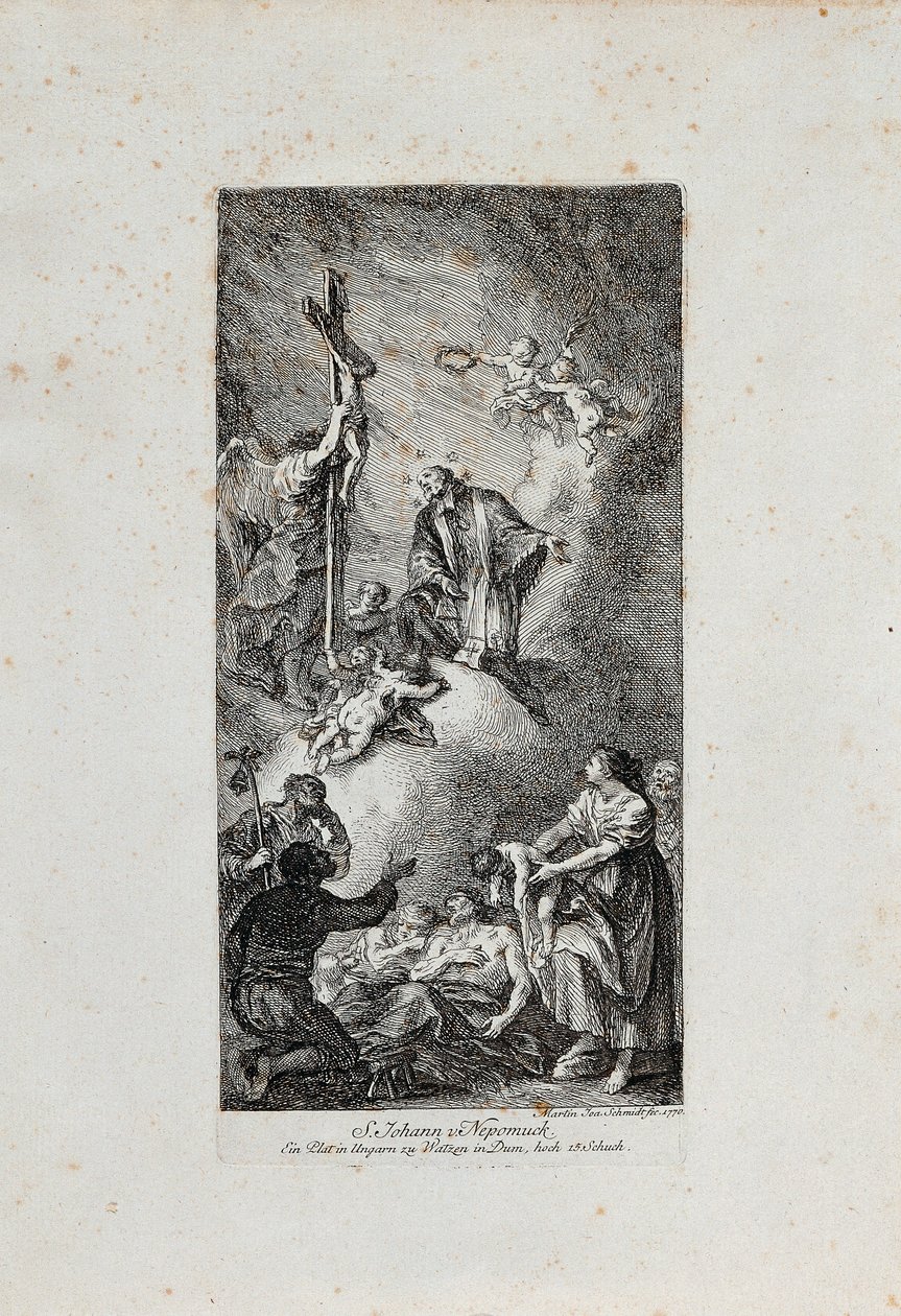 Johannes af Nepomuks apoteose af Martin Johann Schmidt