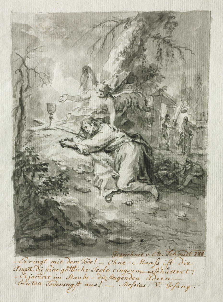 Kristus på Oliebjerget, 1788. af Martin Johann Schmidt