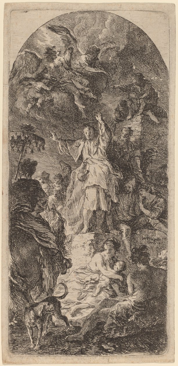 Saint James Major prædiker af Martin Johann Schmidt