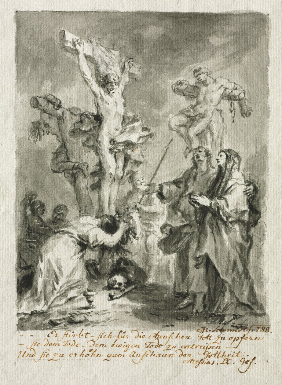 Korsfæstelsen, 1788. af Martin Johann Schmidt