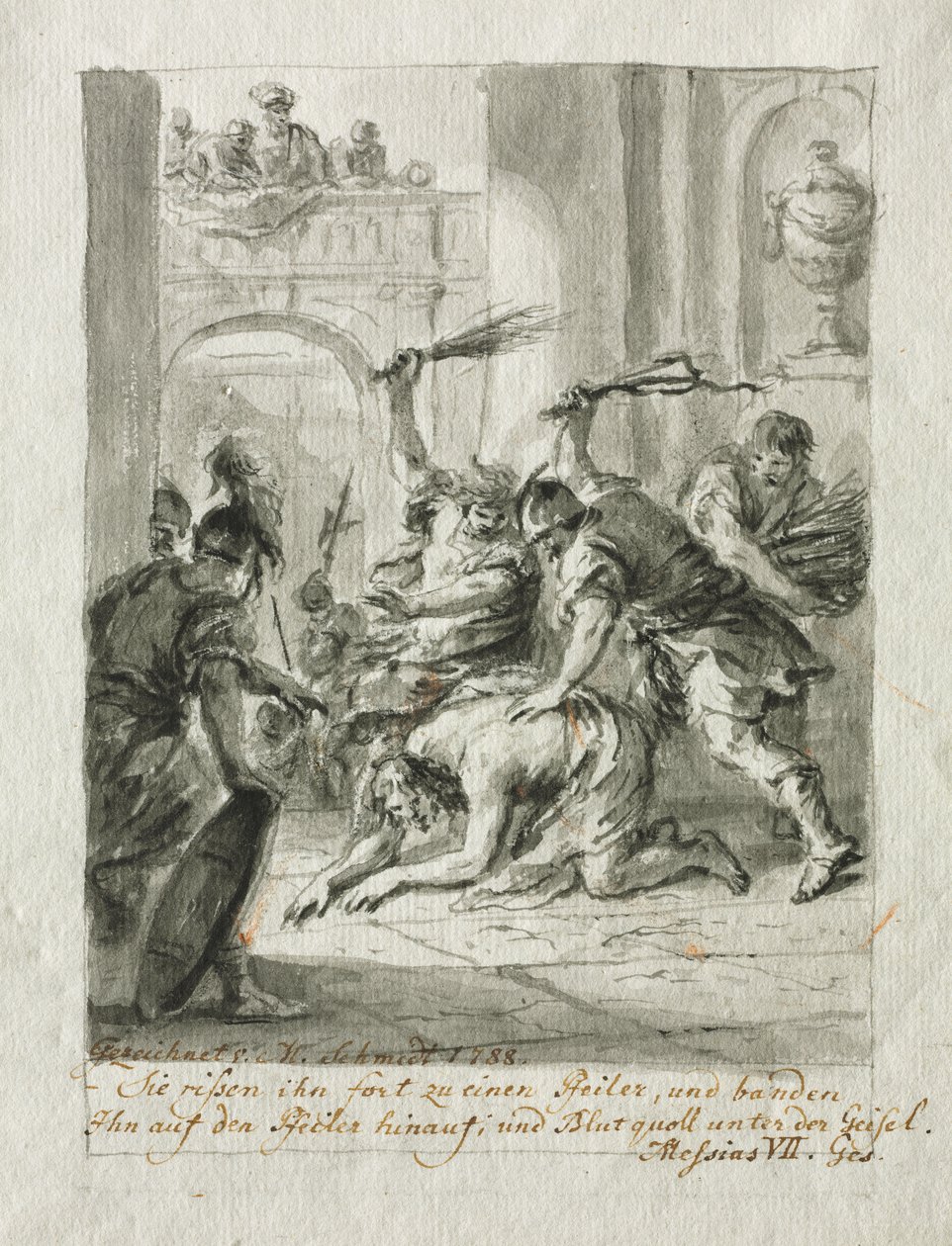 Flageleringen af Martin Johann Schmidt