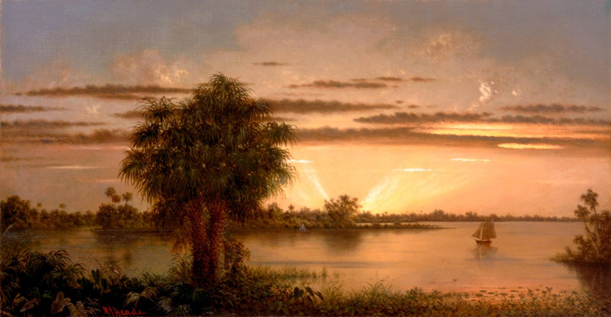 Florida Sunrise af Martin Johnson Heade