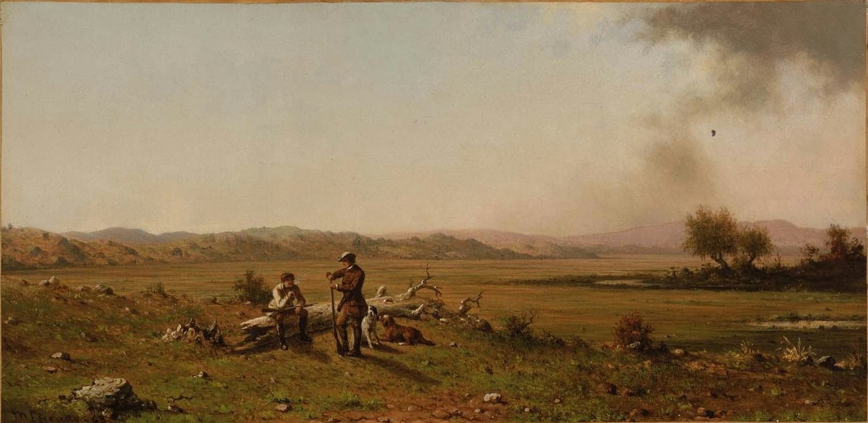 Jægere hviler sig af Martin Johnson Heade