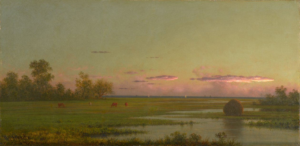 Salt Marsh ved Southport, Connecticut, ca. 1862-1863 af Martin Johnson Heade