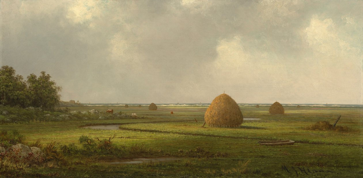 Udsigt over Marshfield af Martin Johnson Heade
