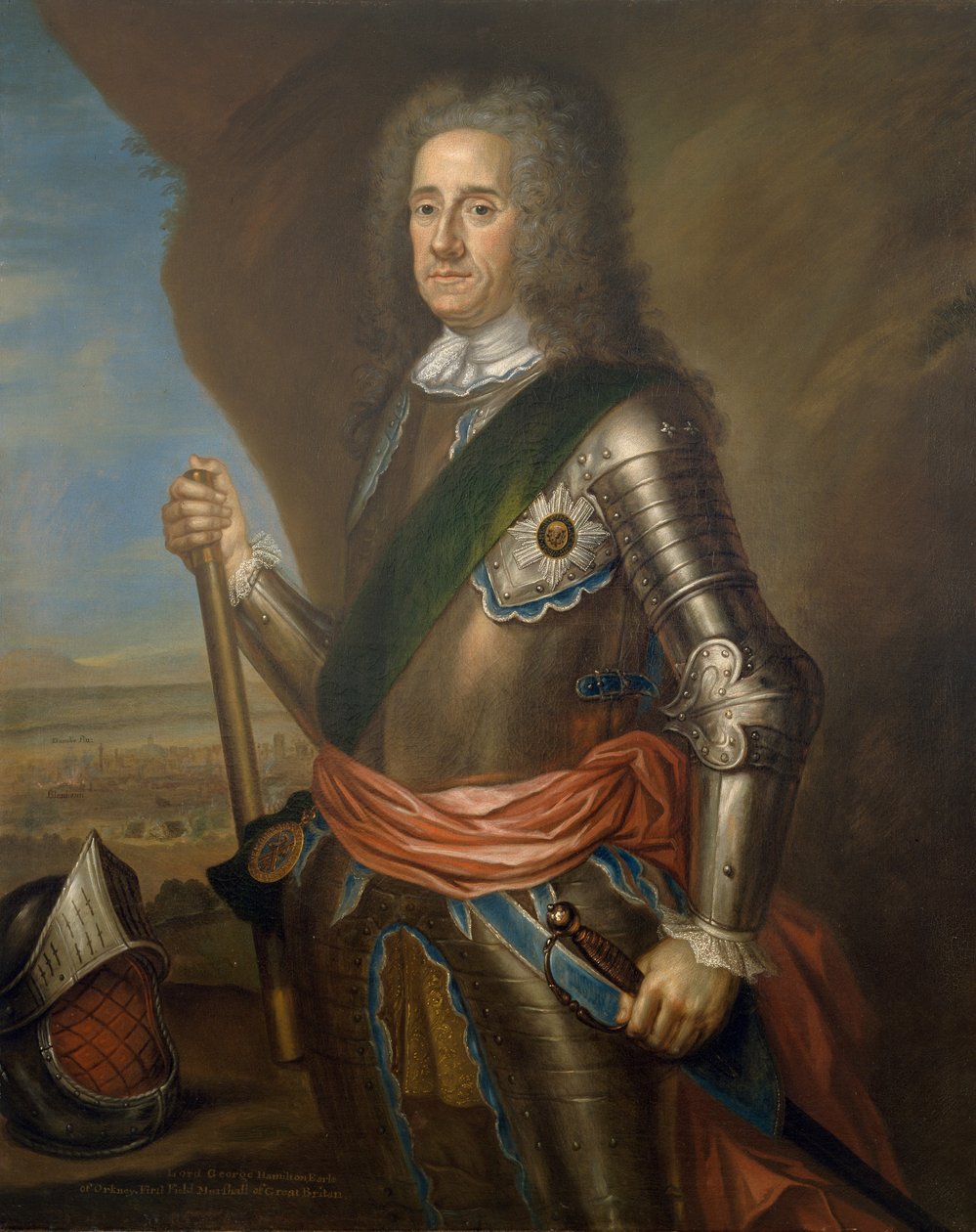 Lord George Hamilton (1666-1737) Earl of Orkney, ca. 1736 (se også 150350) af Martin Maingaud