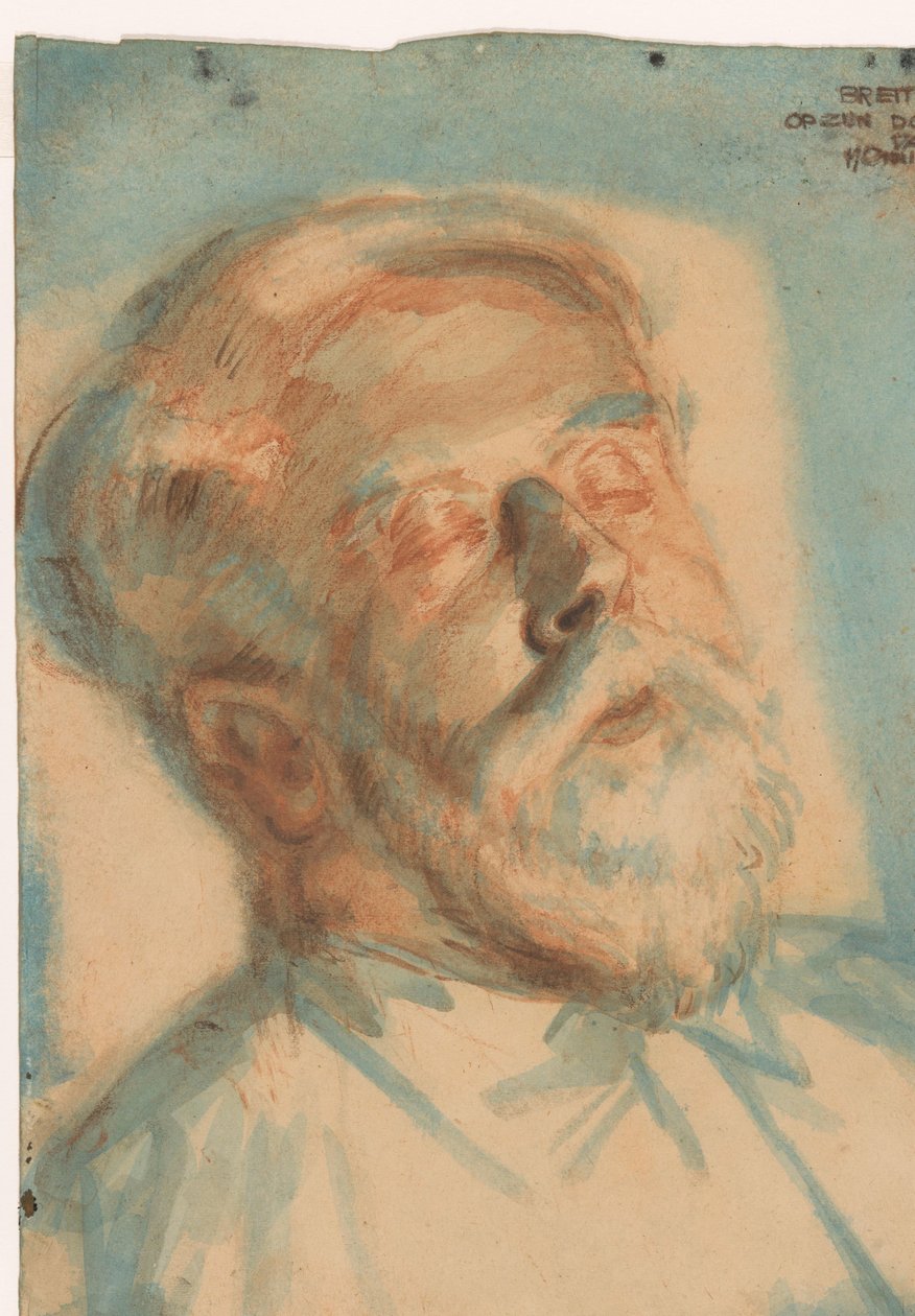 Breitner på sit dødsleje (titel på objekt) af Martin Monnickendam (signed by artist)