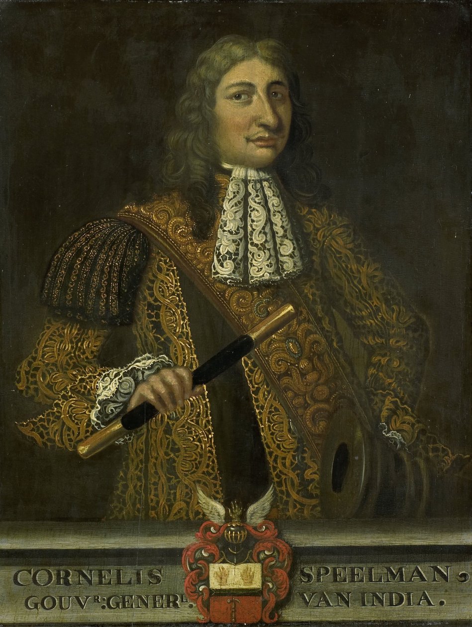 Portræt af Cornelis Speelman, generalguvernør i Hollandsk Ostindien af Martin Palin (copy after)