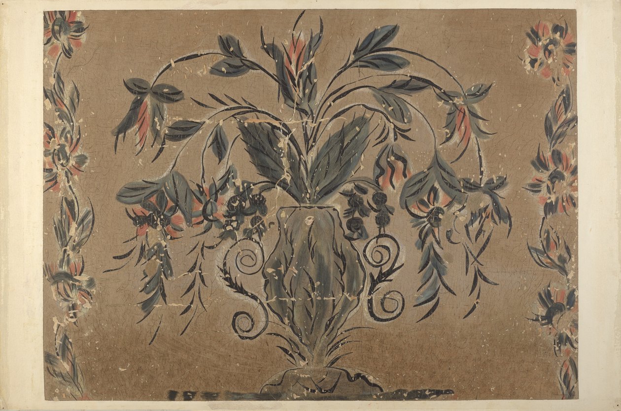 Vægmaleri, ca. 1939. af Martin Partyka