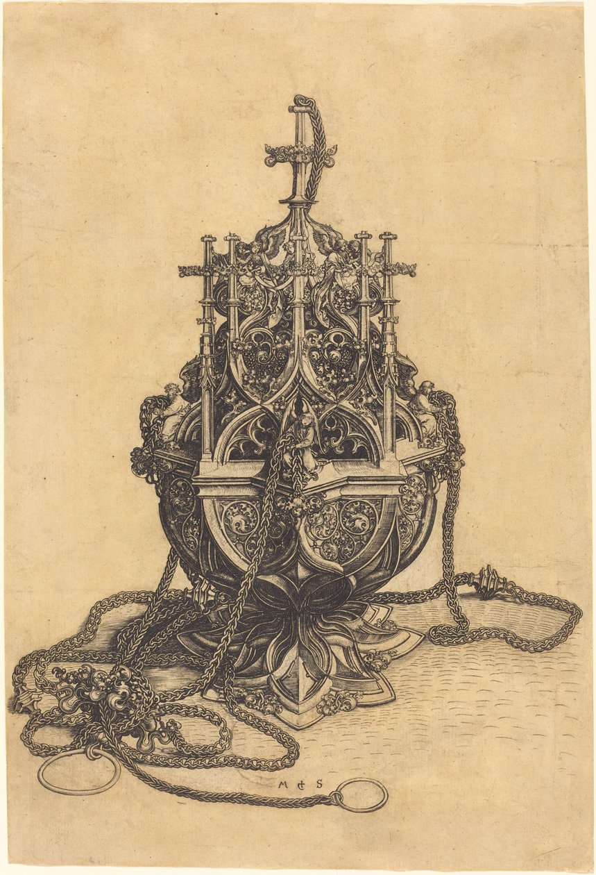 En røgelseskar af Martin Schongauer