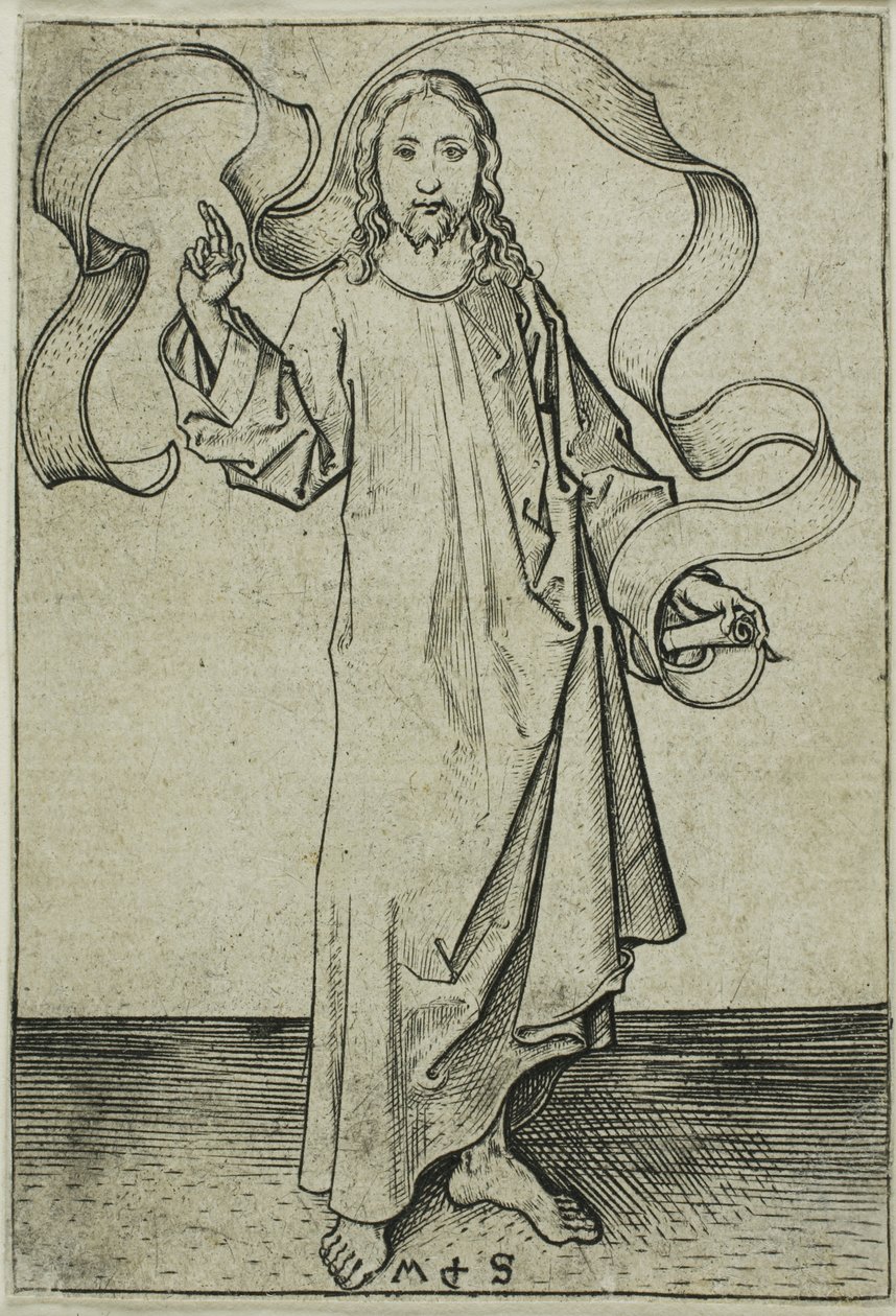 Kristus-velsignelse af Martin Schongauer