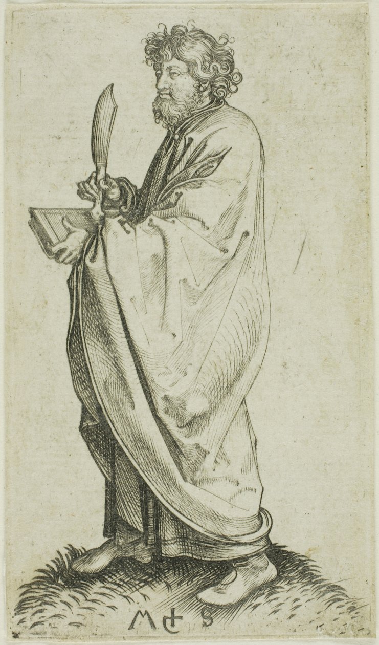 Bartholomæus, fra Apostlene af Martin Schongauer