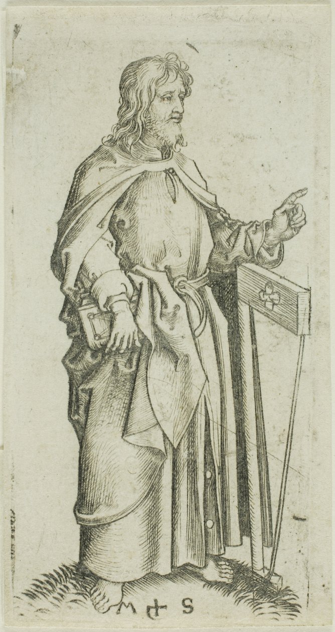 Judas, fra Apostlene af Martin Schongauer
