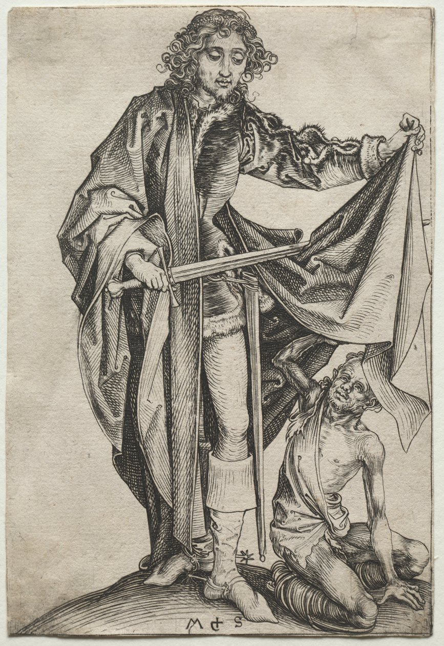 Sankt Martin af Martin Schongauer