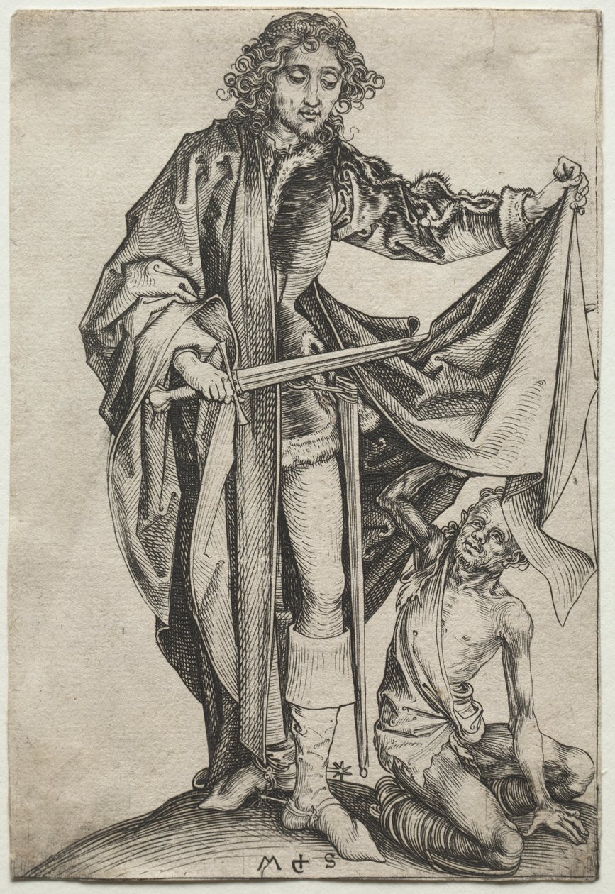Sankt Martin. af Martin Schongauer