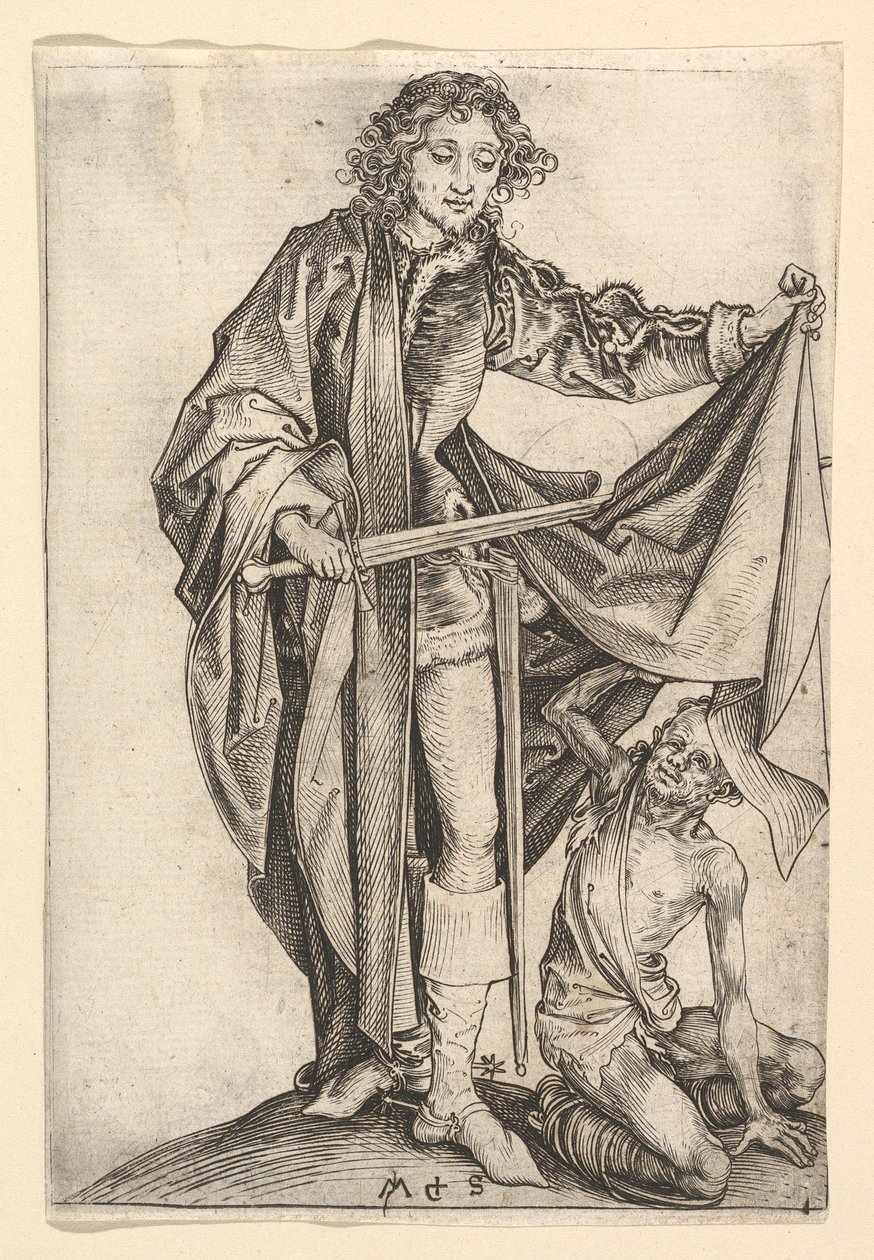 St. Martin, ca. 1435-1491. af Martin Schongauer