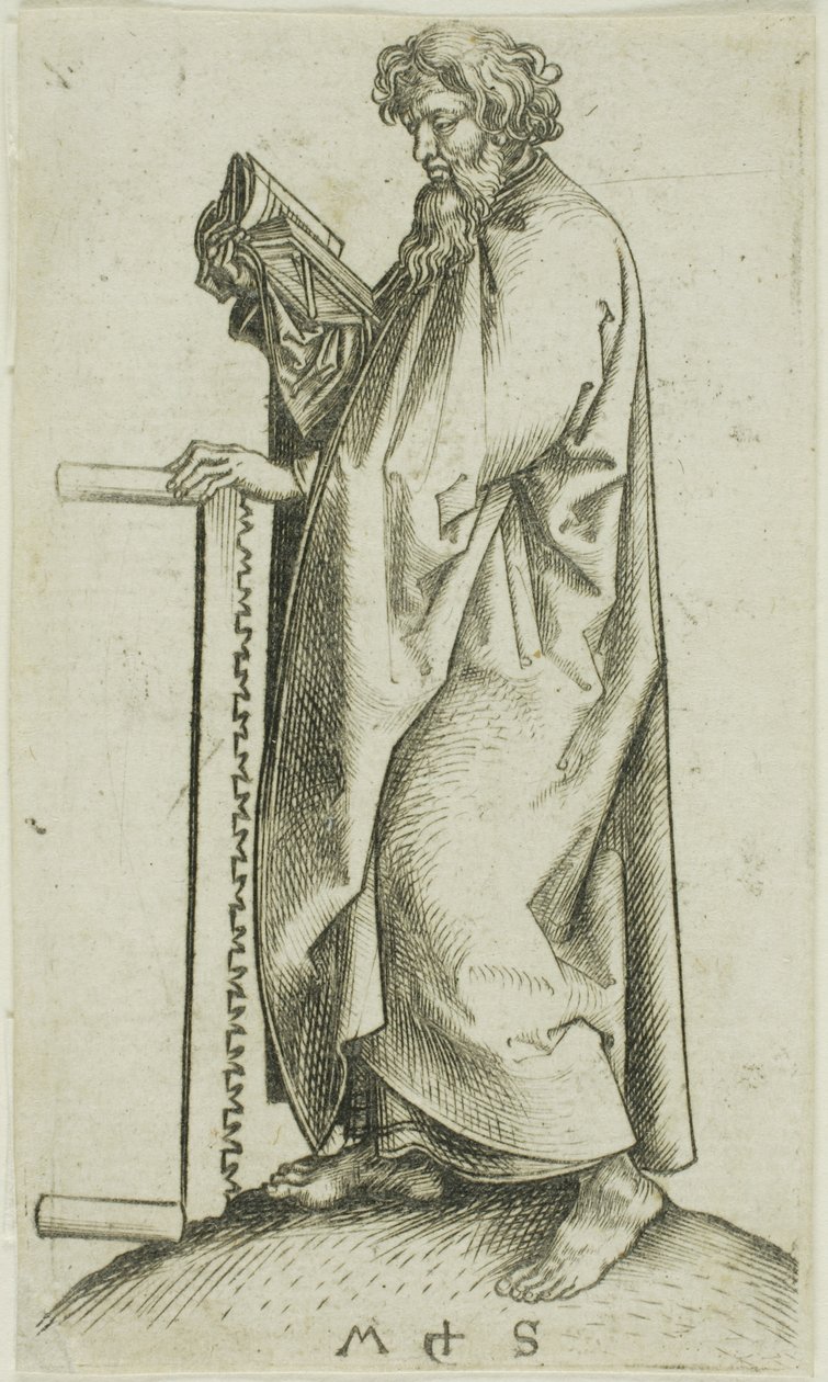 Simon, fra Apostlene af Martin Schongauer