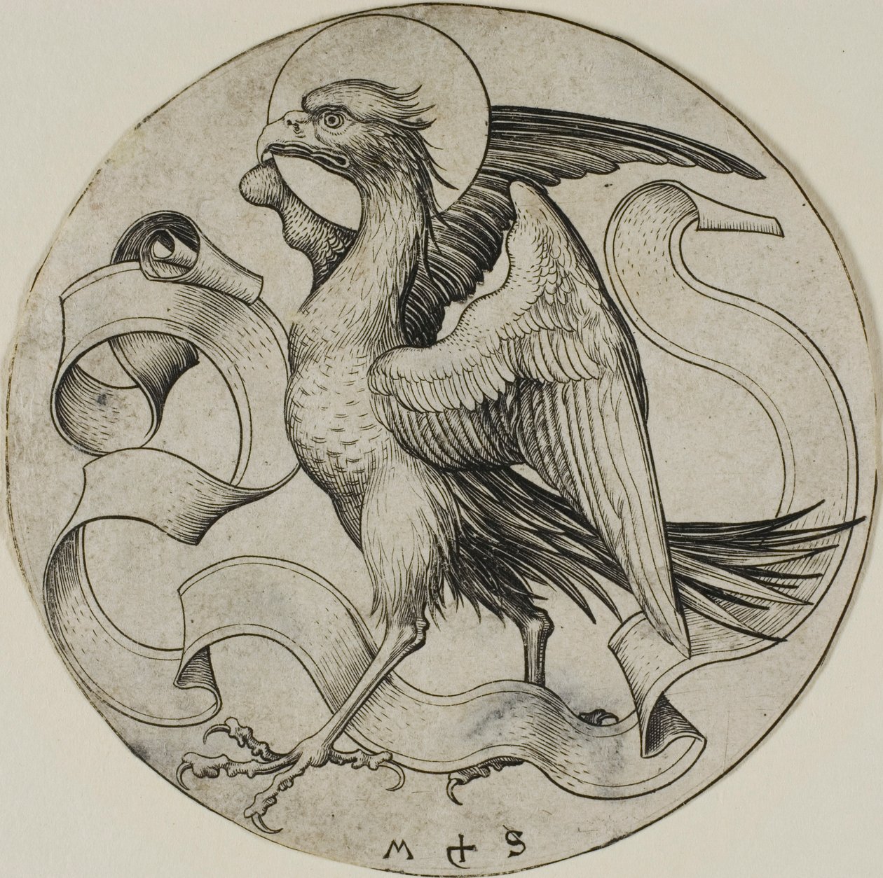 Ørnen fra St. John af Martin Schongauer