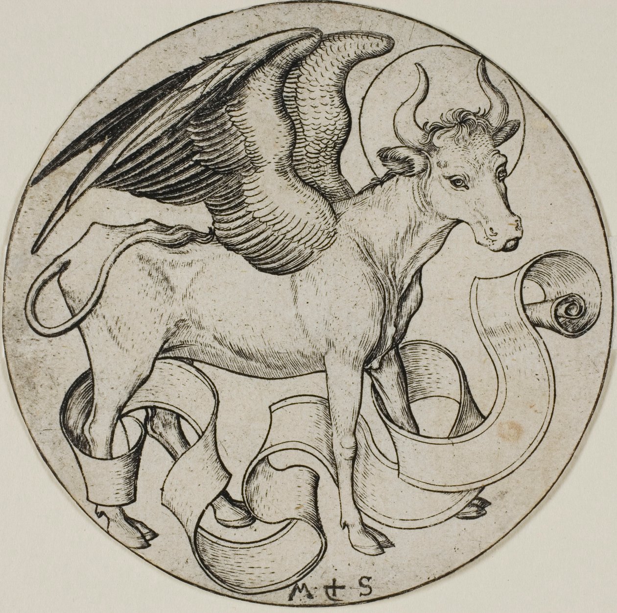 Lukas-oksen af Martin Schongauer