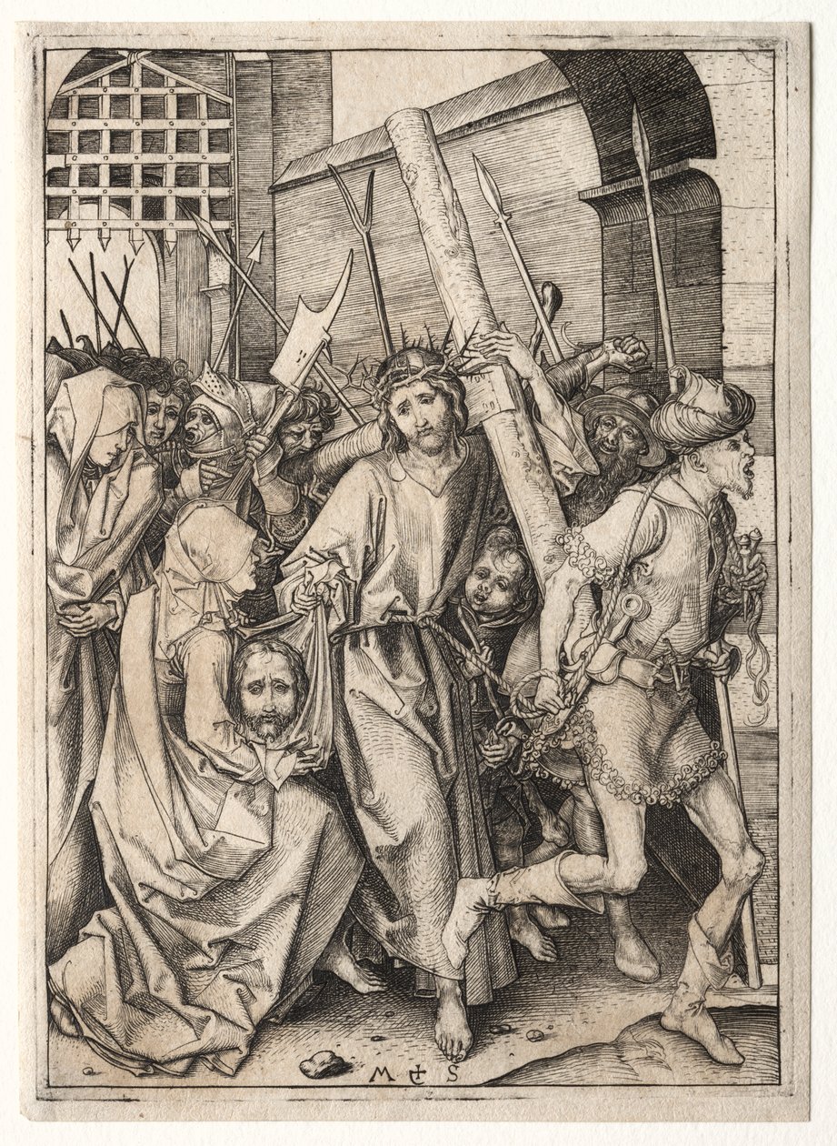 Lidenskaben: Kristus der bærer korset af Martin Schongauer