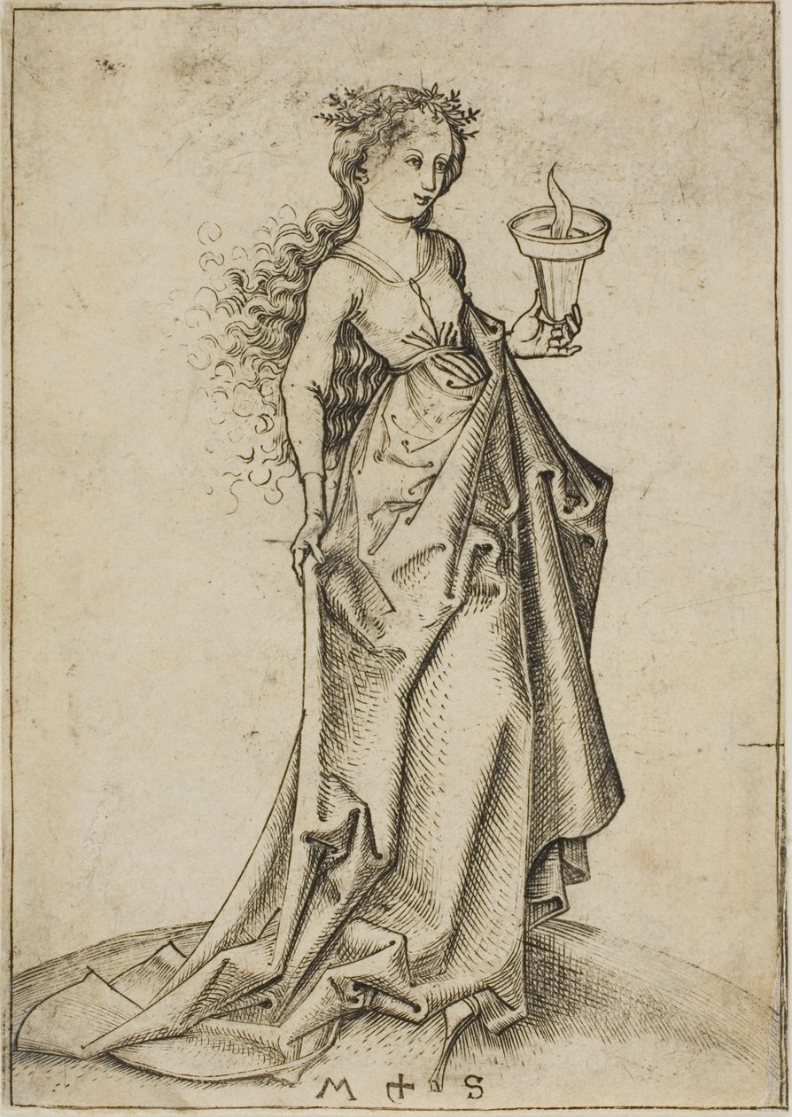 Den anden kloge jomfru af Martin Schongauer