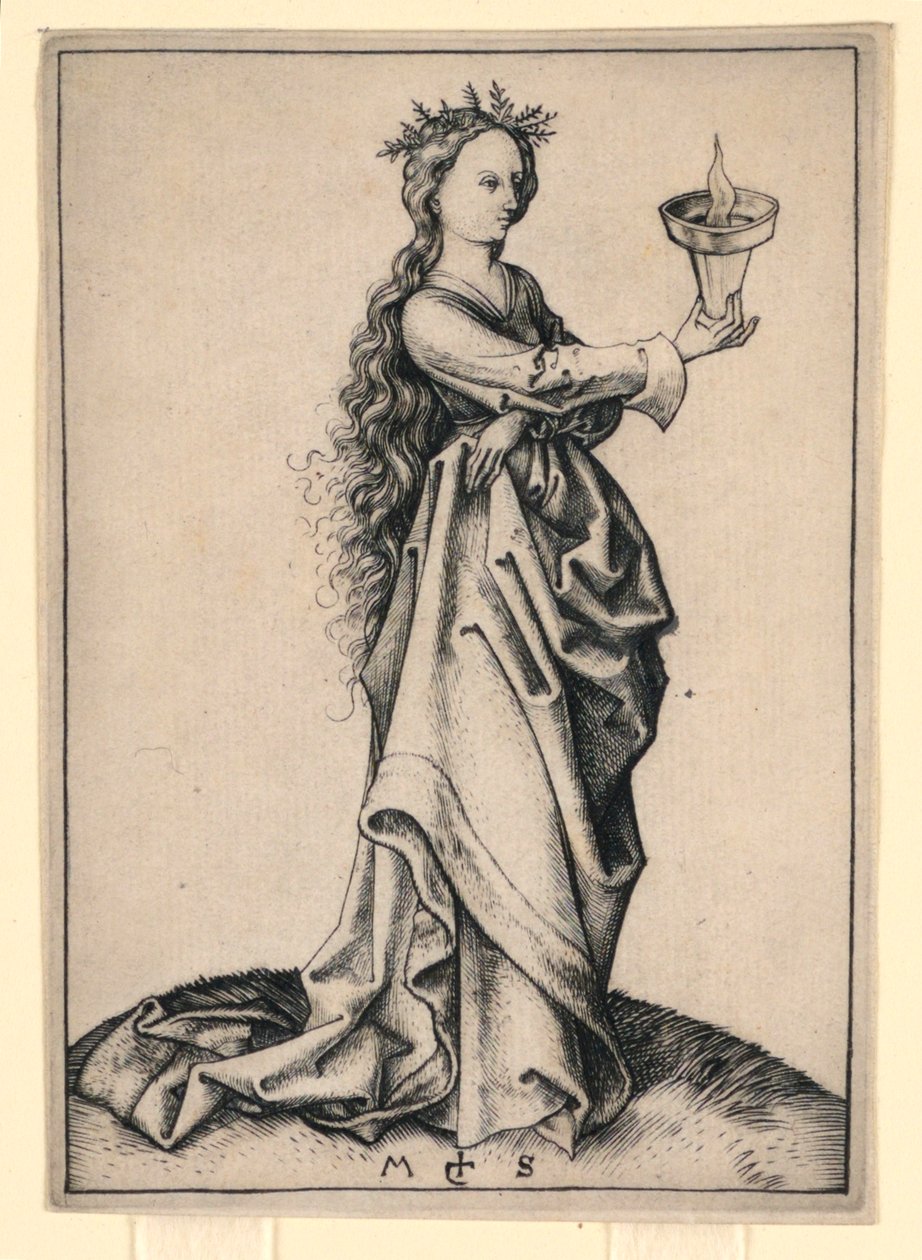 Den tredje vise jomfru af Martin Schongauer