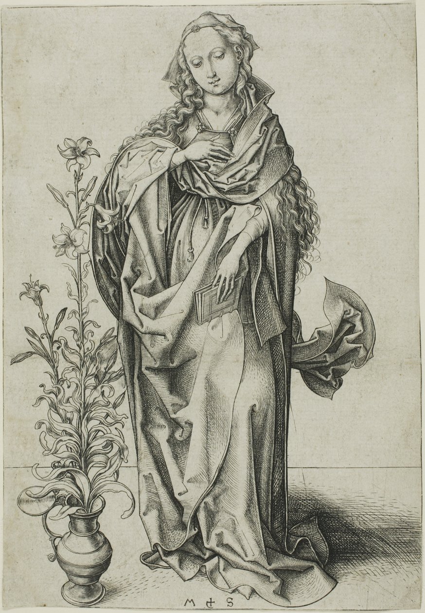 Bebudelsens Jomfru af Martin Schongauer