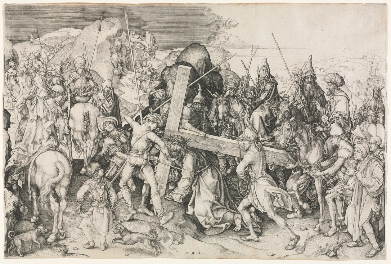 Korsets bærende. af Martin Schongauer