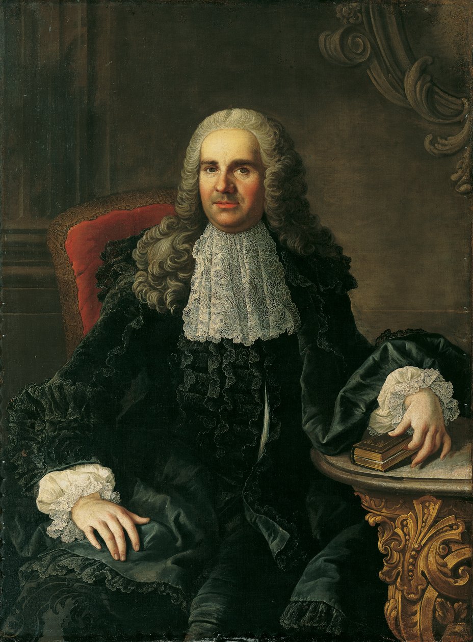 portræt af en herre af Martin van Meytens d. J.