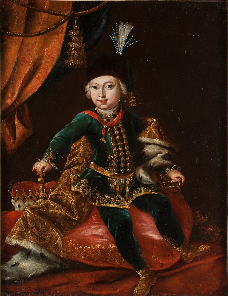 Portræt af kejser Joseph II 1741-1790 som barn af Martin van Meytens the Younger