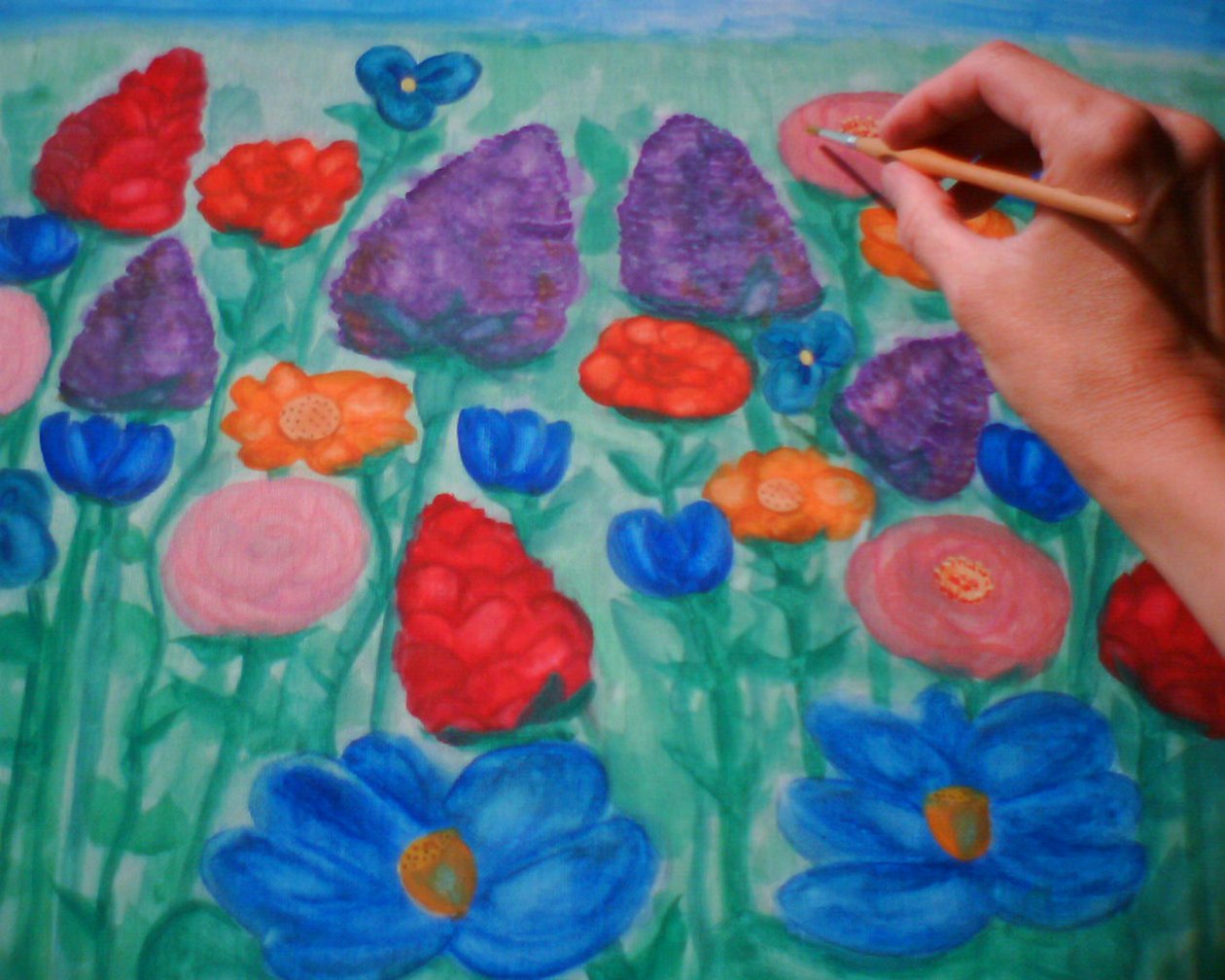 Blomster billede af Martina Konitzky